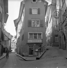 Baden; Mittlere Gasse, Obergasse; 1965.