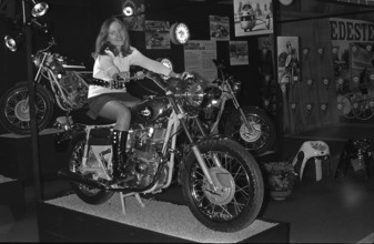 Bicycle and motorcycle fair, exhibition at Zuespahalle Zurich 1971.