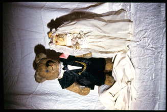 Dressed teddy bears 1995.