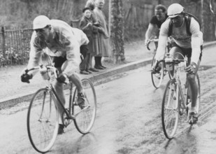 Tour de Suisse 1947: Plattner, Kirchen, Lanz.