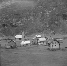 Göscheneralp vor dem Bau des Staudamms; 1955.