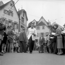 Waiter's competition of skill, 1955.