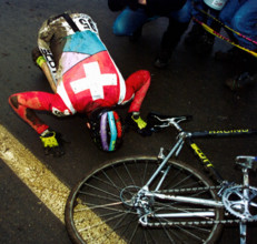 Cyclo Cross WC 1995: Winner Dieter Runkel.