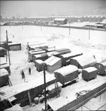 Camping site of Yenish people at Berne, 1942.