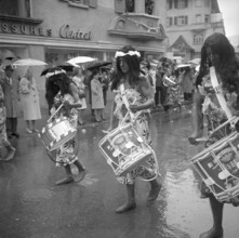 Parade at the Fête des Saisons in Tavannes, 1963.