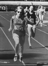 Swiss Championships 1974 Lugano: Vreni Leiser, Brigitte Kamber.