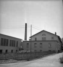 Factory producing matches in Nyon 1949.