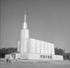 Temple of the Mormons in Zollikofen, 1955.