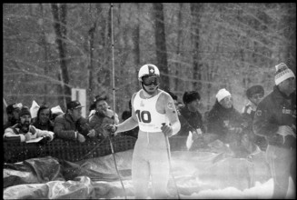 Olympic games Lake Placid 1980, downhill: Peter Müller.