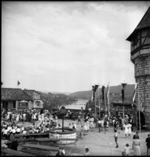 Public festival at the Munot in Schaffhausen, 1940.
