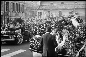 Jo Siffert's funeral, Fribourg 1971.