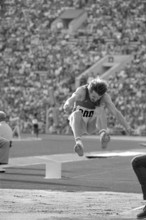 Olympic Games Moscow 1980: Long jumper Rolf Bernhard.