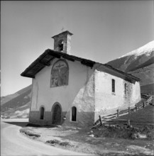 Church at the road to Great St. Bernard 1959.