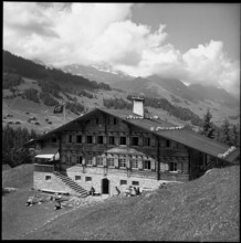 International girl scouts home Our Chalet, 1952.