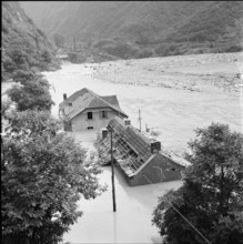Flood at the Simplon, 1958.