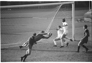 NLA 1968/69: FC Zürich - Servette FC; Keeper Barlie.