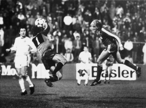 International match Switzerland - Yugoslavia 1983: Jean-Paul Brigger.