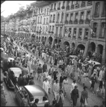Berne, national holiday procession; 1960.