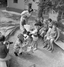 Children at children's home La Cigale, Lausanne 1942.