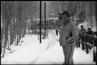 Olympic games Lake Placid 1980: Hans Hiltebrand, training.