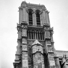 1967, Paris, Notre Dame Cathedral.