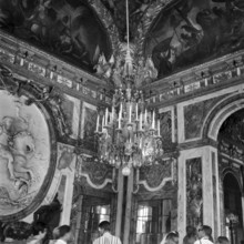 1967, Paris, Palace of Versailles. interior (detail).