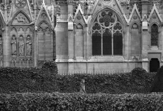 1975, Paris, Notre Dame Cathedral.