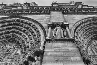 1975, Paris, Notre Dame Cathedral.