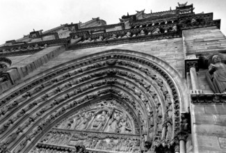 1975, Paris, Notre Dame Cathedral.