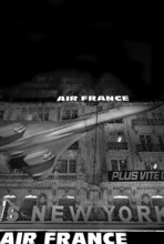 1975, Paris, Air France. Concorde advertisement.