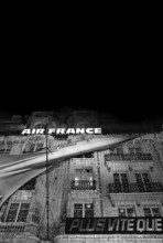 1975, Paris, Air France. Concorde advertisement.