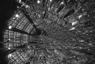 1975, Paris, The Galleries Lafayette dome.