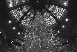 1975, Paris, The Galleries Lafayette dome.