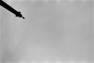 1975, Paris,  Place Vendome. Column of the Grande Armee.