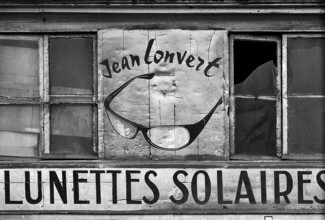 1975, Paris, Marais, shop windows