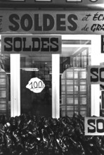 1975, Paris, Marais, shop windows