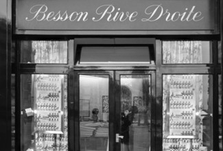 1975, Paris, Marais, shop windows