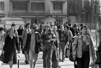 1975, Paris, Rive droite, people.