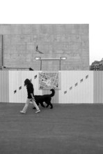 1976, Paris, Rive droite, Les Halles, shopping center.