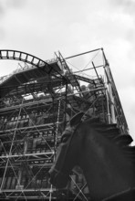 1976, Paris, Rive droite, Centre Pompidou, Beaubourg.