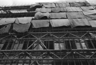 1976, Paris, Rive droite, Centre Pompidou, Beaubourg.