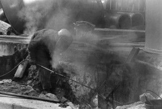 1976, Paris, Rive droite, Centre Pompidou, Beaubourg.