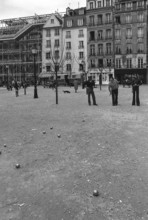 1976, Paris, Rive droite, Centre Pompidou, Beaubourg.