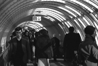 1976, Paris, Rive droite, Centre Pompidou, Beaubourg.