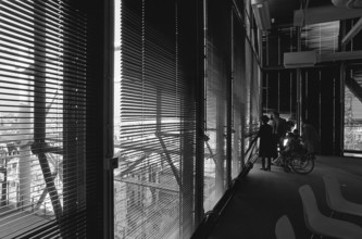 1976, Paris, Rive droite, Centre Pompidou, Beaubourg.