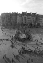 1976, Paris, Rive droite, Centre Pompidou, Beaubourg.