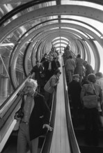 1976, Paris, Rive droite, Centre Pompidou, Beaubourg.