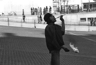 1976, Paris, Rive droite, Centre Pompidou, Beaubourg.