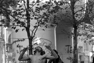 1976, Paris, Rive droite, Centre Pompidou, Beaubourg.