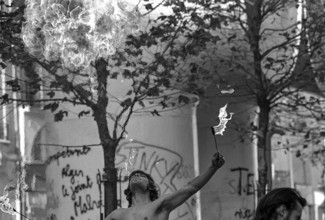 1976, Paris, Rive droite, Centre Pompidou, Beaubourg.